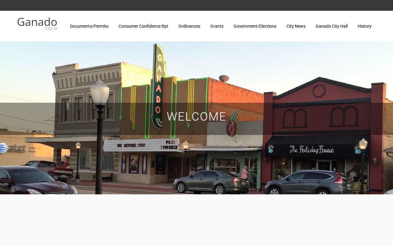 Ganado criminal records city homepage