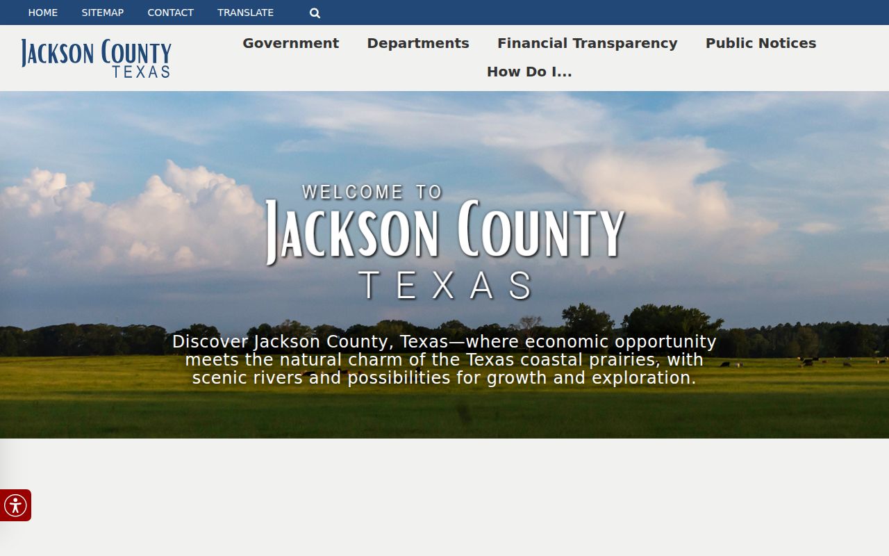 Jackson County criminal history courthouse access page