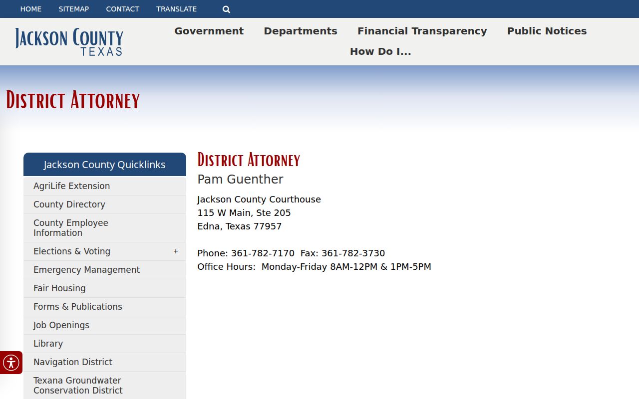 Jackson County criminal case records district attorney office